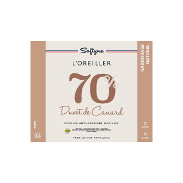 Oreiller Lestra Softyne 70% Duvet