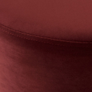 Pouf Rond AGATHA Rouge