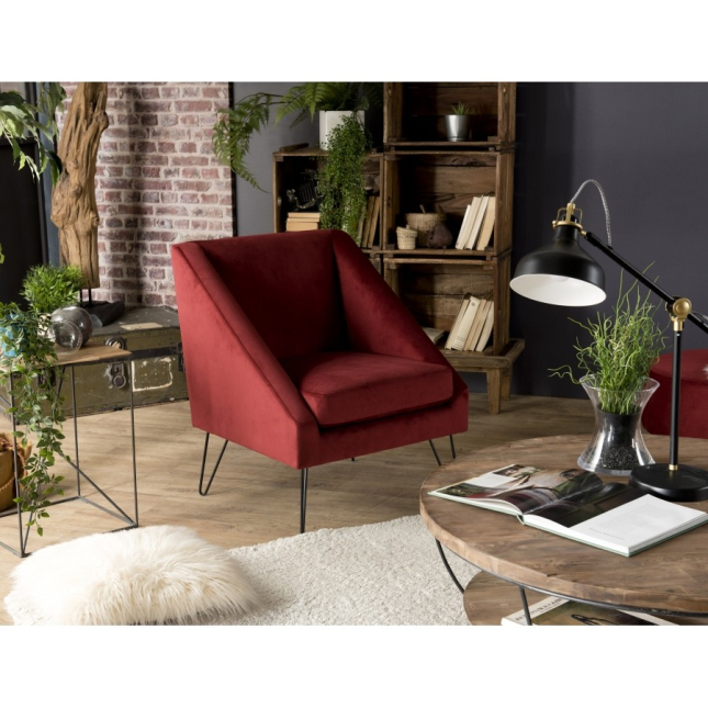 Fauteuil AGATHA Rouge Fauteuil AGATHA Rouge