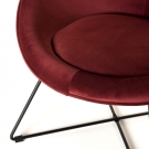 Fauteuil Cocooning AGATHA Rouge