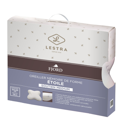 Oreiller Lestra Etoile à Mémoire de Forme