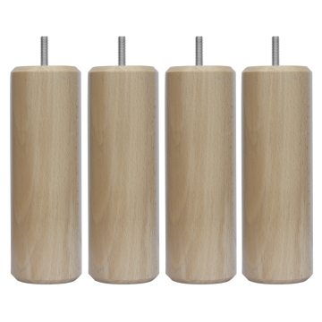 Pied MARGOT Bois Cylindrique 