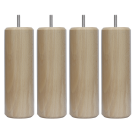 Pied MARGOT Bois Cylindrique 