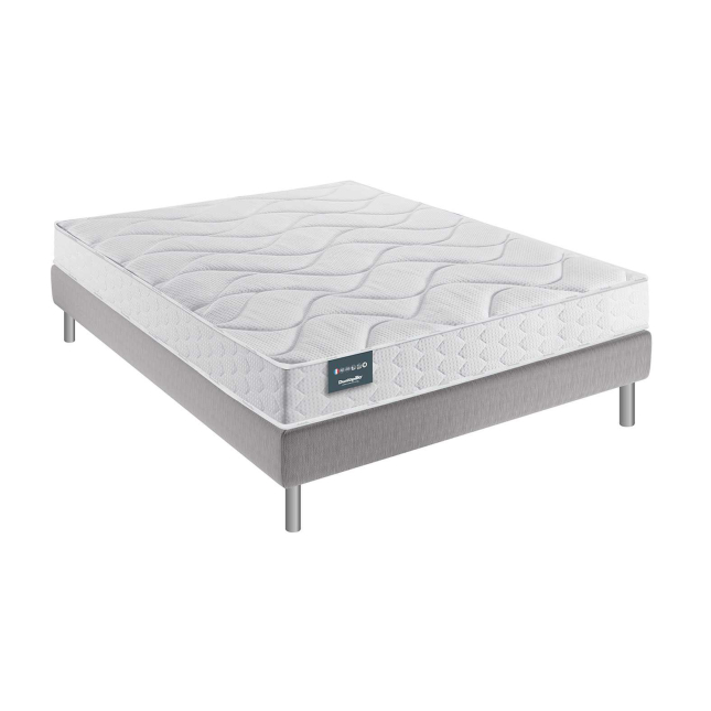 Ensemble Dunlopillo FLORAL Sommier Confort Ferme Ensemble Dunlopillo FLORAL Sommier Confort Ferme