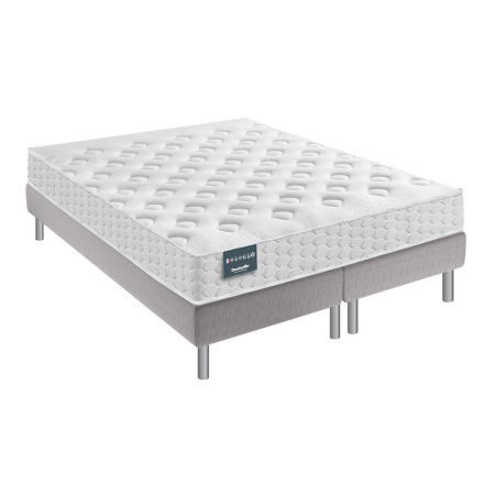 Ensemble Dunlopillo JACINTHE Sommier Confort Ferme