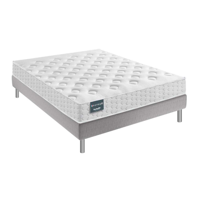 Ensemble Dunlopillo JACINTHE Sommier Confort Ferme Ensemble Dunlopillo JACINTHE Sommier Confort Ferme