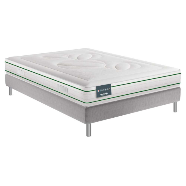 Ensemble Dunlopillo HORTENSE Sommier Confort Ferme Ensemble Dunlopillo HORTENSE Sommier Confort Ferme
