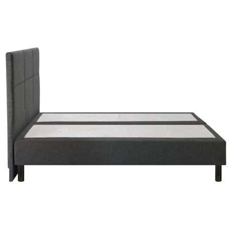 Sommier Epeda Enchanteur Boxspring 3 en 1 Gris Chiné