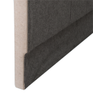 Sommier Epeda Enchanteur Boxspring 3 en 1 Gris Chiné