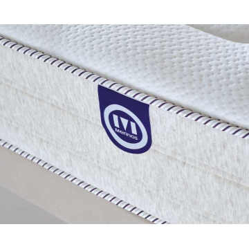 Matelas Merinos ECRIN - 651 Ressorts ensachés + Mousse à mémoire de forme + Latex