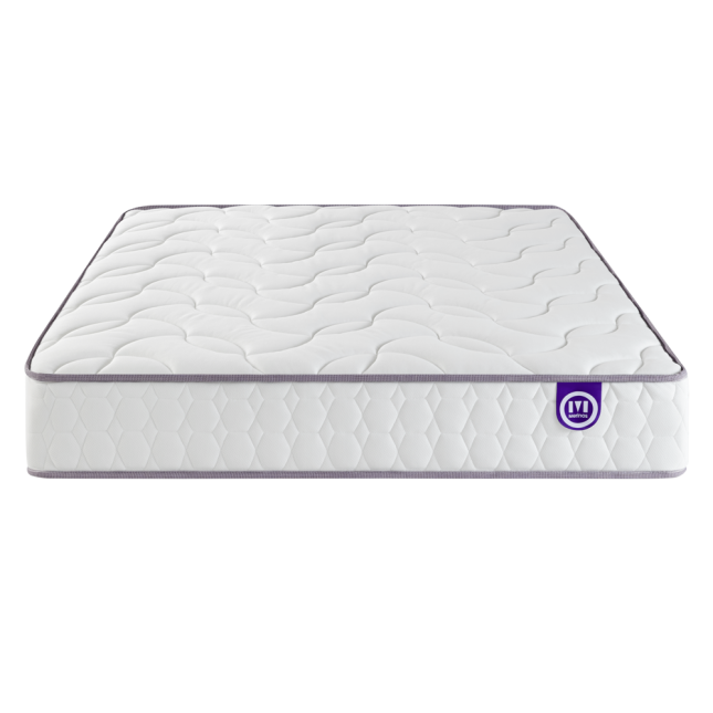 Matelas 90x190 à Ressorts Ensachés, Épaisseur 25 cm, 7 Zones de Confort, Matelas  1 Personne en