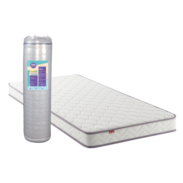 Ensemble Merinos Cool Morning - Mousse Haute Densité + Sommier Confort Ferme