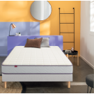 Ensemble Merinos Cool Morning - Mousse Haute Densité + Sommier Confort Ferme