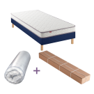 Ensemble Merinos Positive Lit - Mousse Polyuréthane + Sommier Confort Ferme