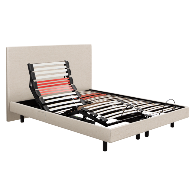 Sommier Électrique Epeda HORIZON 2 en 1 Lin Naturel Sommier Électrique Epeda HORIZON 2 en 1 Lin Naturel