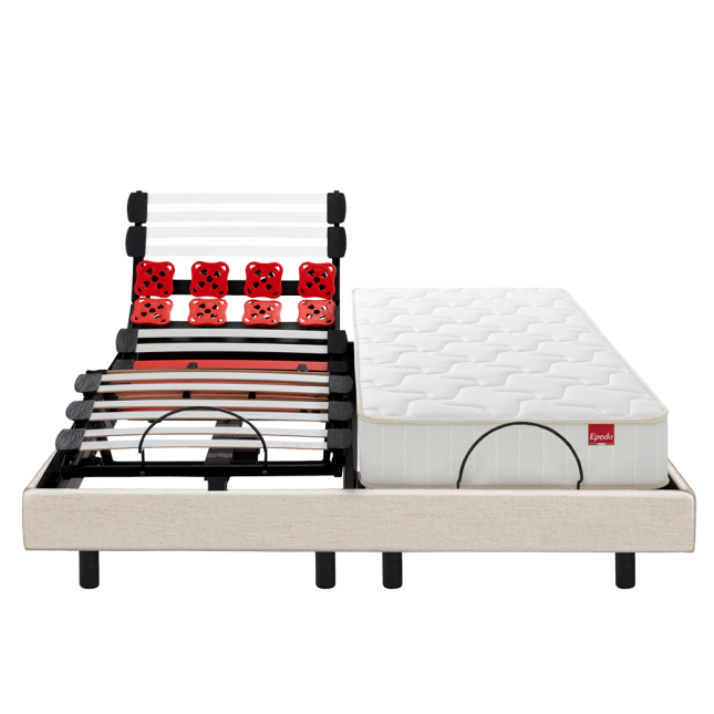 Ensemble Électrique Epeda ESCAPADE + Matelas BALADE Ferme - Lin Naturel Ensemble Électrique Epeda ESCAPADE + Matelas BALADE Ferme - Lin Naturel