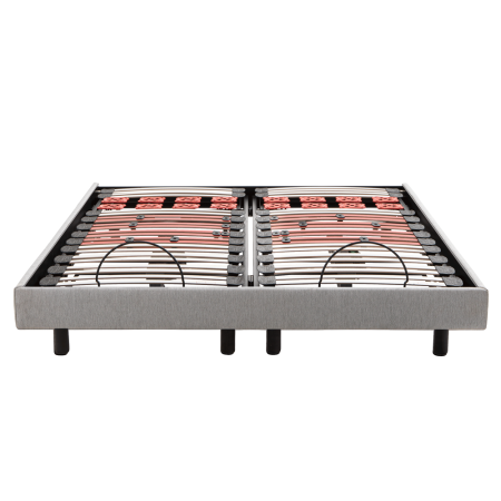 Ensemble Électrique Epeda ESCAPADE + Matelas BALADE Ferme - Gris Impérial