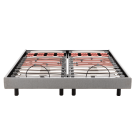 Ensemble Électrique Epeda ESCAPADE + Matelas BALADE Ferme - Gris Impérial