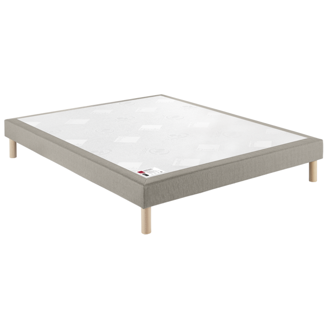 Sommier Epeda Nature Medium - Chiné Naturel 80x200