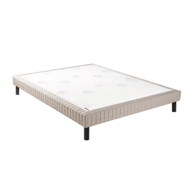 Sommier Epeda Nature Medium - Jean Gris Foncé Sommier Epeda Nature Medium - Jean Gris Foncé
