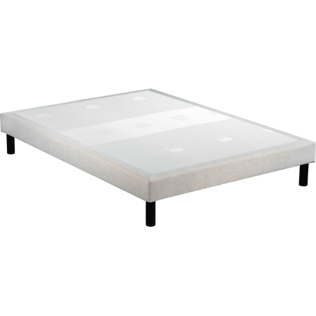 Sommier Epeda ROTIN Confort Medium 3 Zones - Chenillé Lin