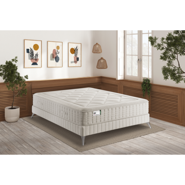 Ensemble Simmons FIRST FR.4 + Sommier Confort Ferme Ensemble Simmons FIRST FR.4 + Sommier Confort Ferme