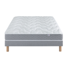 Ensemble Matelas Botaniste 100% Latex + Sommier Base Ferme