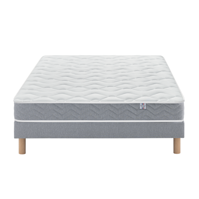 Ensemble Matelas Douces Nuits Aline 598 Ressorts ensachés + Sommier Base Ferme Ensemble Matelas Douces Nuits Aline 598 Ressorts ensachés + Sommier Base Ferme