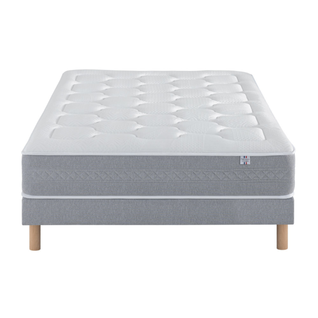 Ensemble Matelas Douces Nuits Mary Mousse HR 55kg/m3 + Sommier Base Ferme Ensemble Matelas Douces Nuits Mary Mousse HR 55kg/m3 + Sommier Base Ferme