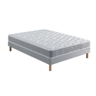 Ensemble Matelas Douces Nuits Hydros Mousse HR 35 kg/m3 + Sommier Base Morpho