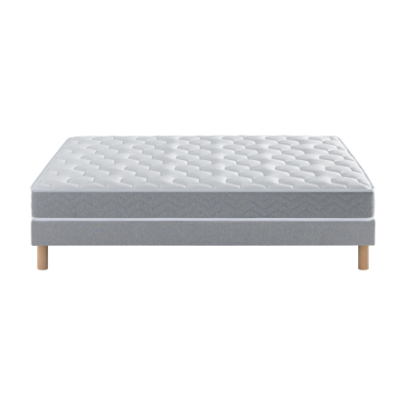 Ensemble Matelas Douces Nuits Hydros Mousse HR 35 kg/m3 + Sommier Base Morpho