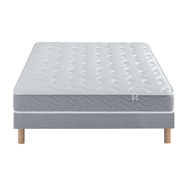 Ensemble Matelas Douces Nuits Hydros Mousse HR 35 kg/m3 + Sommier Base Morpho Ensemble Matelas Douces Nuits Hydros Mousse HR 35 kg/m3 + Sommier Base Morpho