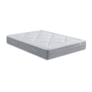 Ensemble Matelas Douces Nuits Riviera 744 ressorts ensachés + 4 cm Viscoélastique + Sommier Base Ferme