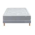 Ensemble Matelas Douces Nuits Riviera 744 ressorts ensachés + 4 cm Viscoélastique + Sommier Base Morpho