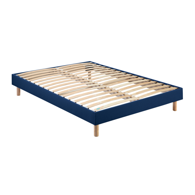 Sommier démontable Merinos Self Kit - Chiné Bleu Nuit Sommier démontable Merinos Self Kit - Chiné Bleu Nuit
