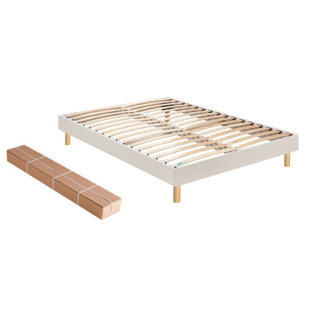 Sommier démontable Merinos Self Kit - Sable Blanc Sommier démontable Merinos Self Kit - Sable Blanc
