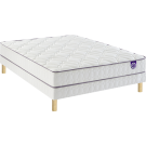 Ensemble Merinos Morning Routine - 560 Ressorts ensachés + Sommier Confort Ferme