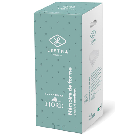 Surmatelas Lestra Fjord Mémoire de Forme