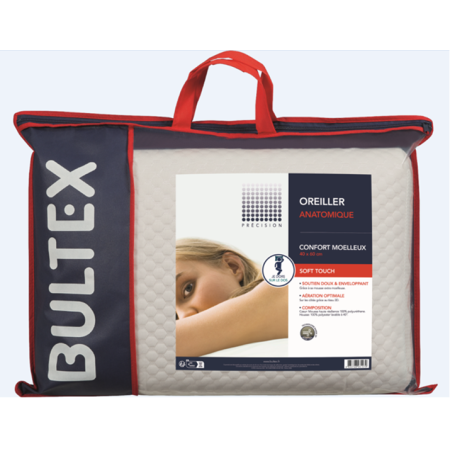 Lot de 2 oreillers Bultex ANATOMIQUES