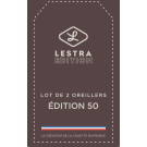 Lot de deux oreillers Lestra Édition spéciale 50 ans