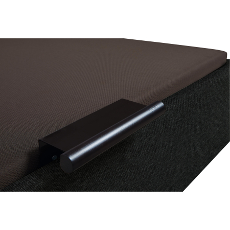 Sommier Lit Coffre Epeda Élite - Jersey Gris Foncé