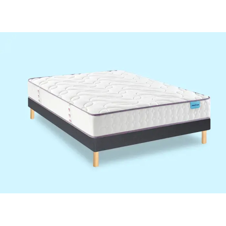 Ensemble Merinos Cosy Lit - 580 Ressorts ensachés + Sommier Confort Medium