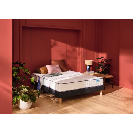 Ensemble Merinos Cosy Lit - 580 Ressorts ensachés + Sommier Confort Medium