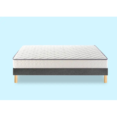 Ensemble Merinos Well Bed - 520 Ressorts ensachés + Sommier Confort Ferme