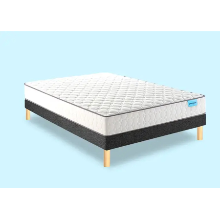Ensemble Merinos Well Bed - 520 Ressorts ensachés + Sommier Confort Ferme