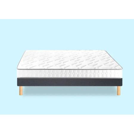 Ensemble Matelas Merinos Chill Bed - Mousse Haute Densité + Sommier Confort Ferme