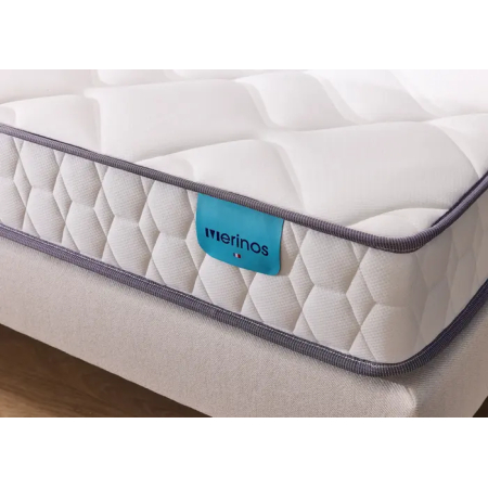 Ensemble Matelas Merinos Chill Bed - Mousse Haute Densité + Sommier Confort Ferme