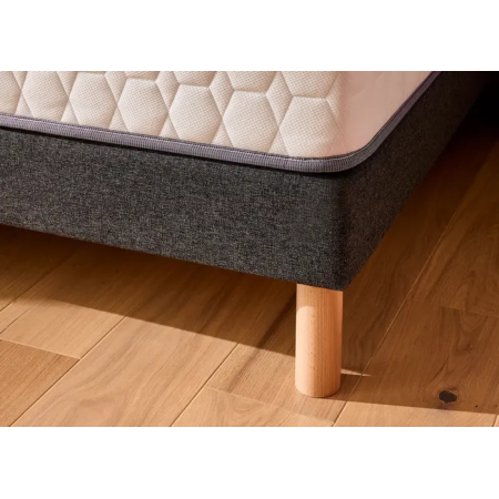 Ensemble Merinos Beauty Bed - 560 Ressorts ensachés + Sommier Confort Ferme