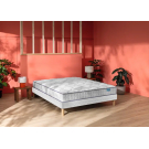 Ensemble Merinos Morning Routine - 560 Ressorts ensachés + Sommier Confort Ferme