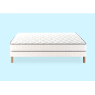 Ensemble Merinos Well Bed - 520 Ressorts ensachés + Sommier Confort Ferme